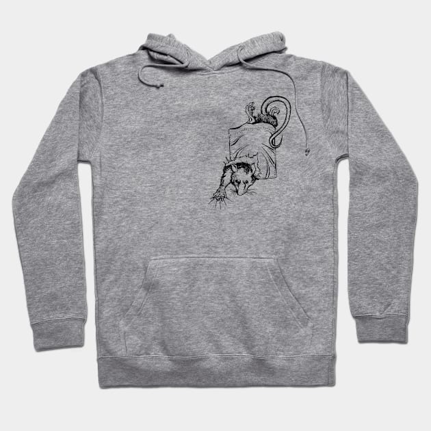 Rat in the pocket Hoodie by ORBN